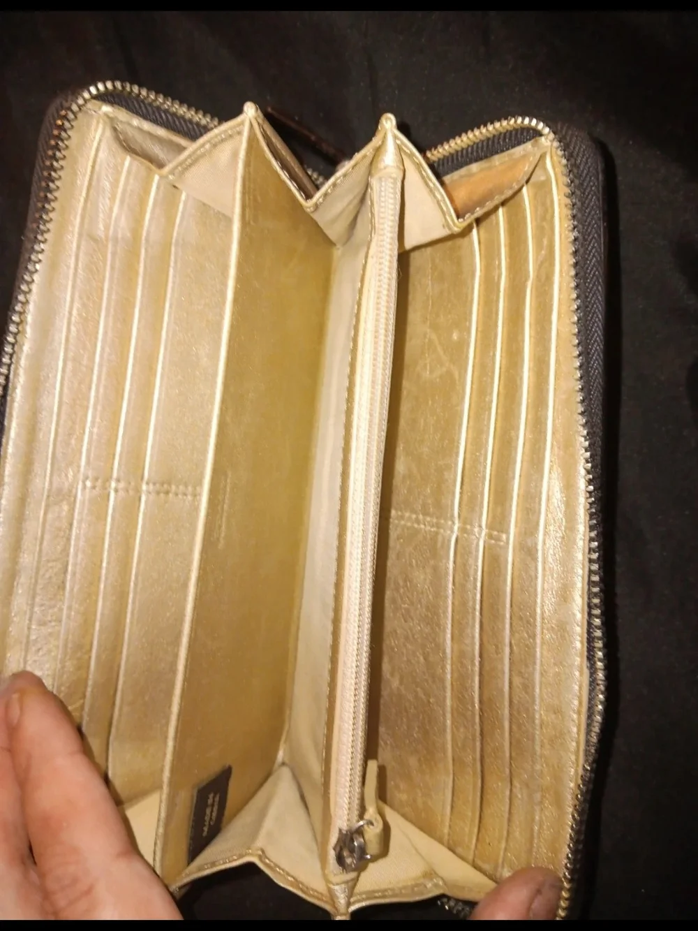 Coach sleek black